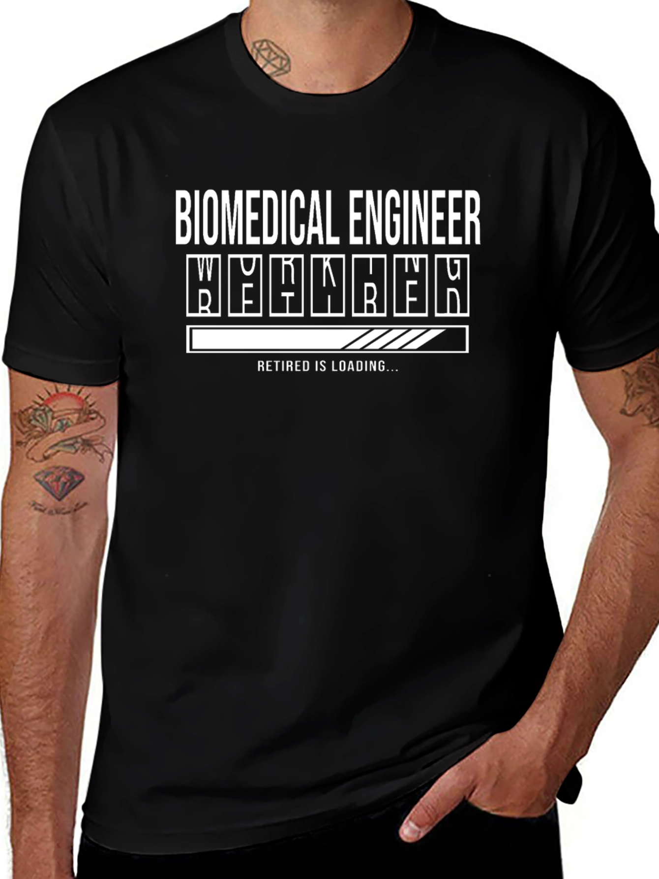 Biomedical Engineer Retirement Loading Funny T-Shirt