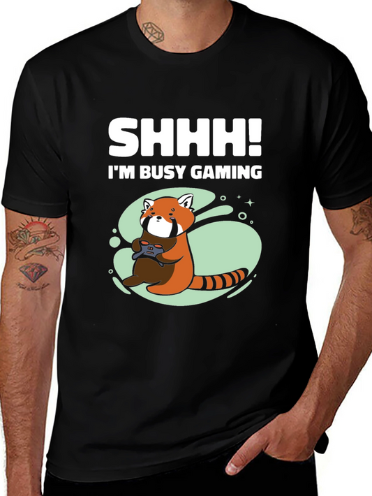Gamer Red Panda T-Shirt - Do Not Disturb
