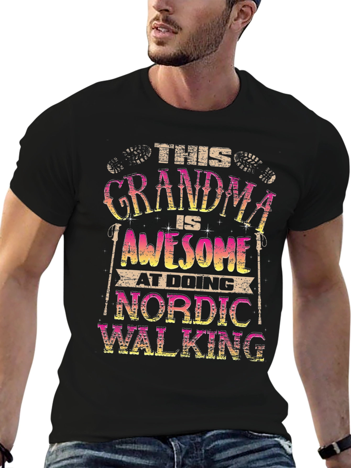 Grandma Nordic Walking T-Shirt