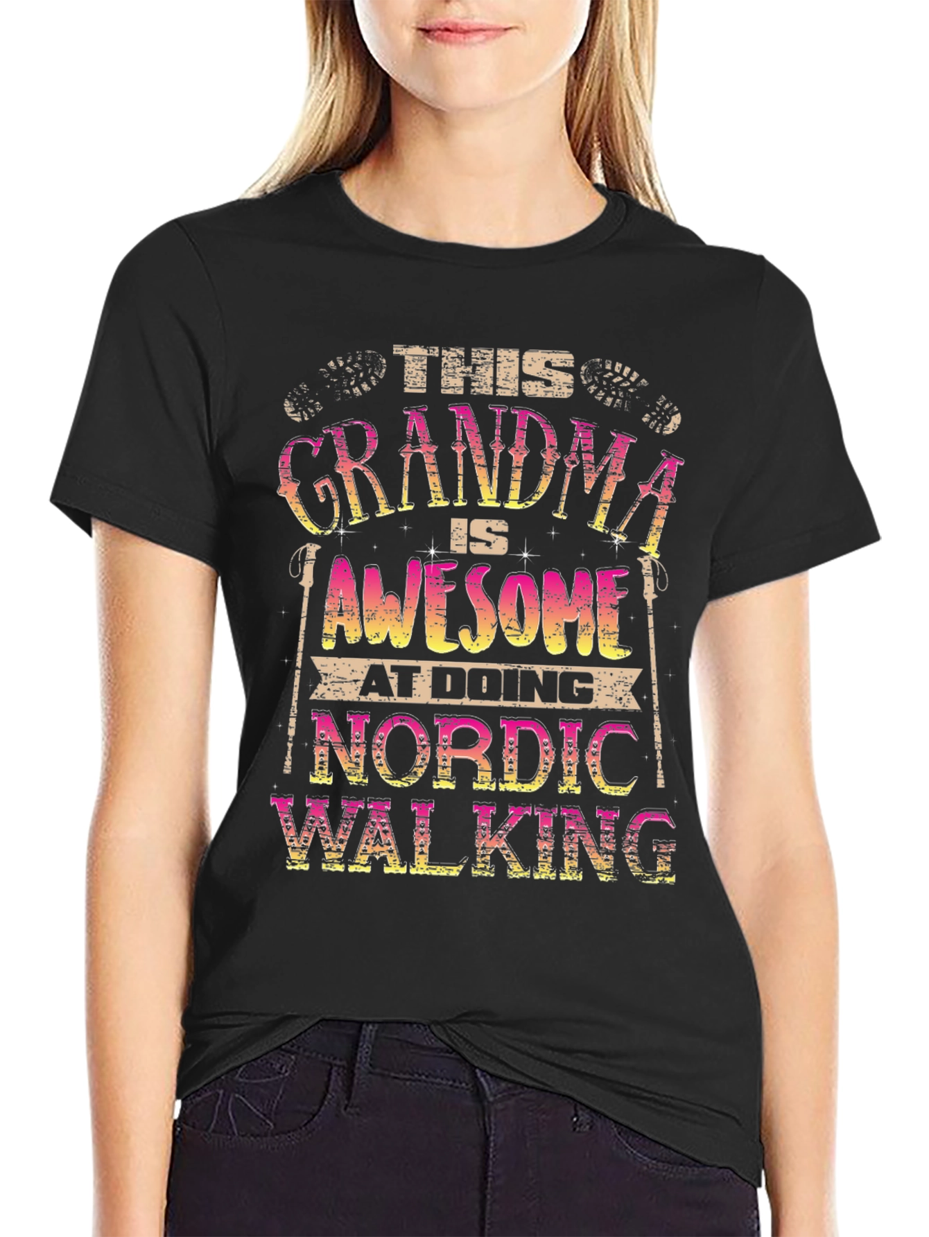 Grandma Nordic Walking T-Shirt