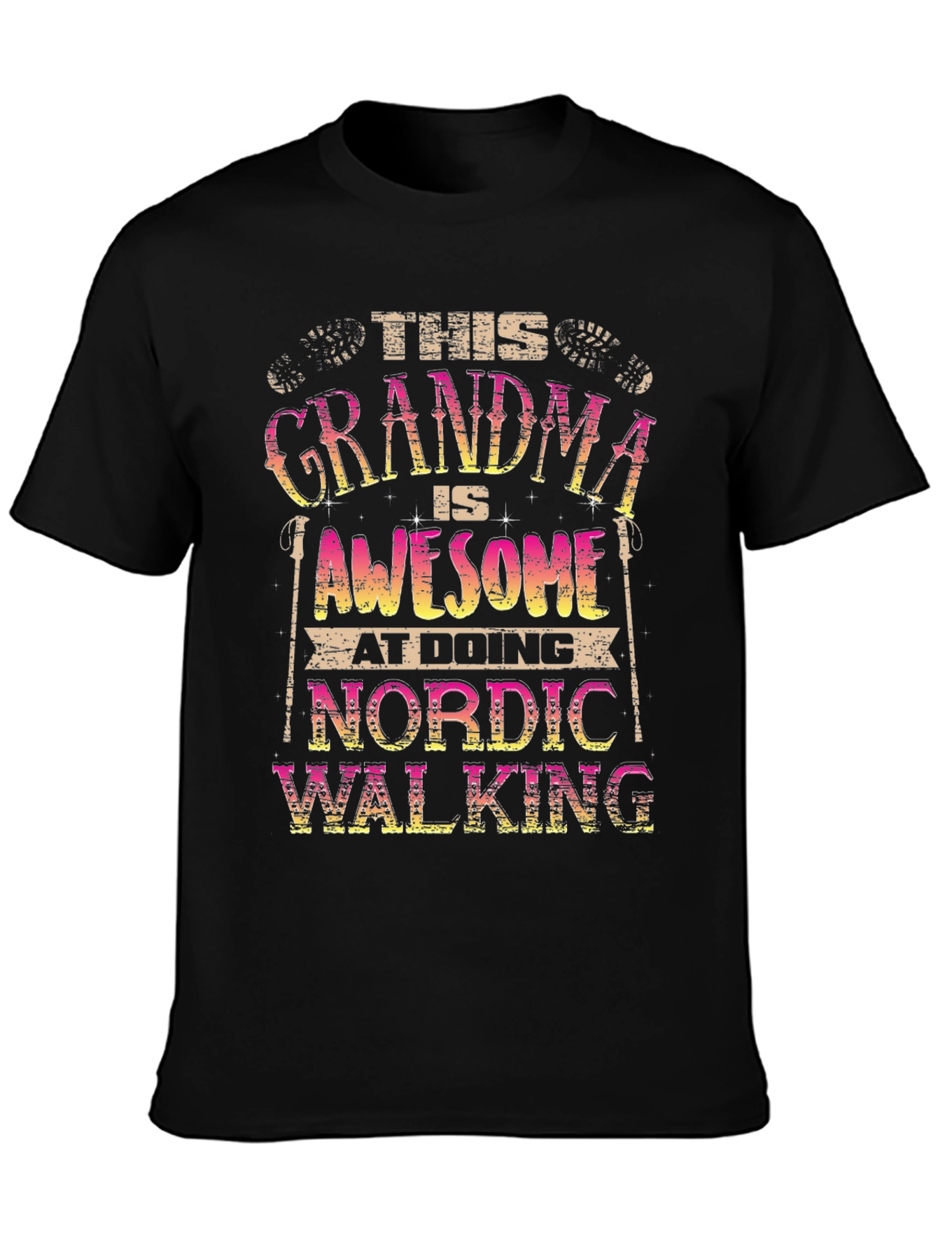 Grandma Nordic Walking T-Shirt