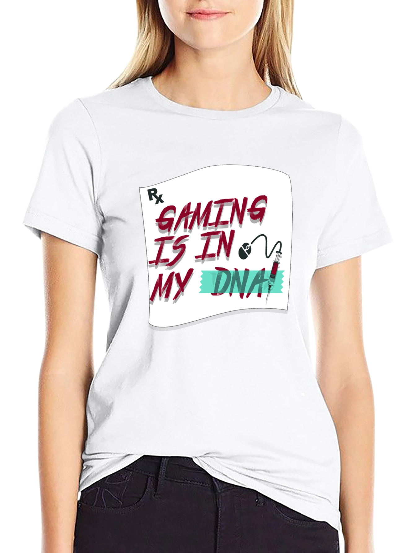 Gaming DNA T-Shirt - Gamer Rx Funny Tee