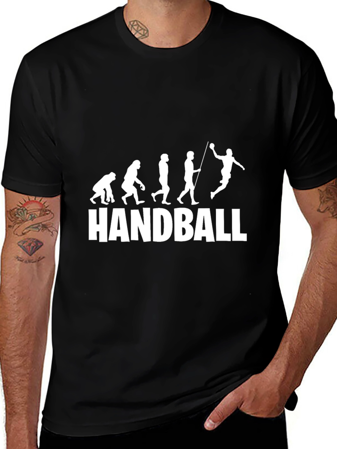 Handball Evolution Graphic Tee