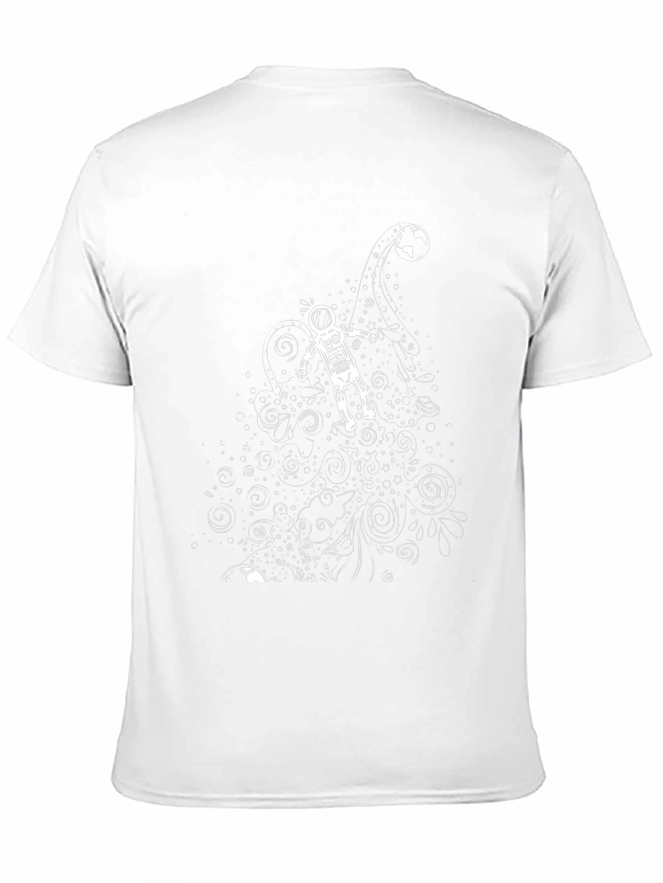 Astronaut Graphic Tee - Mens Black T-Shirt