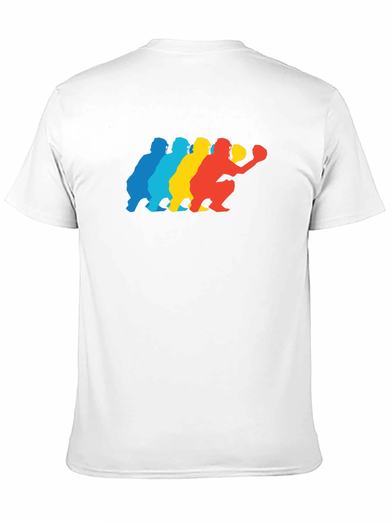 Baseball Catcher Silhouette Graphic Tee