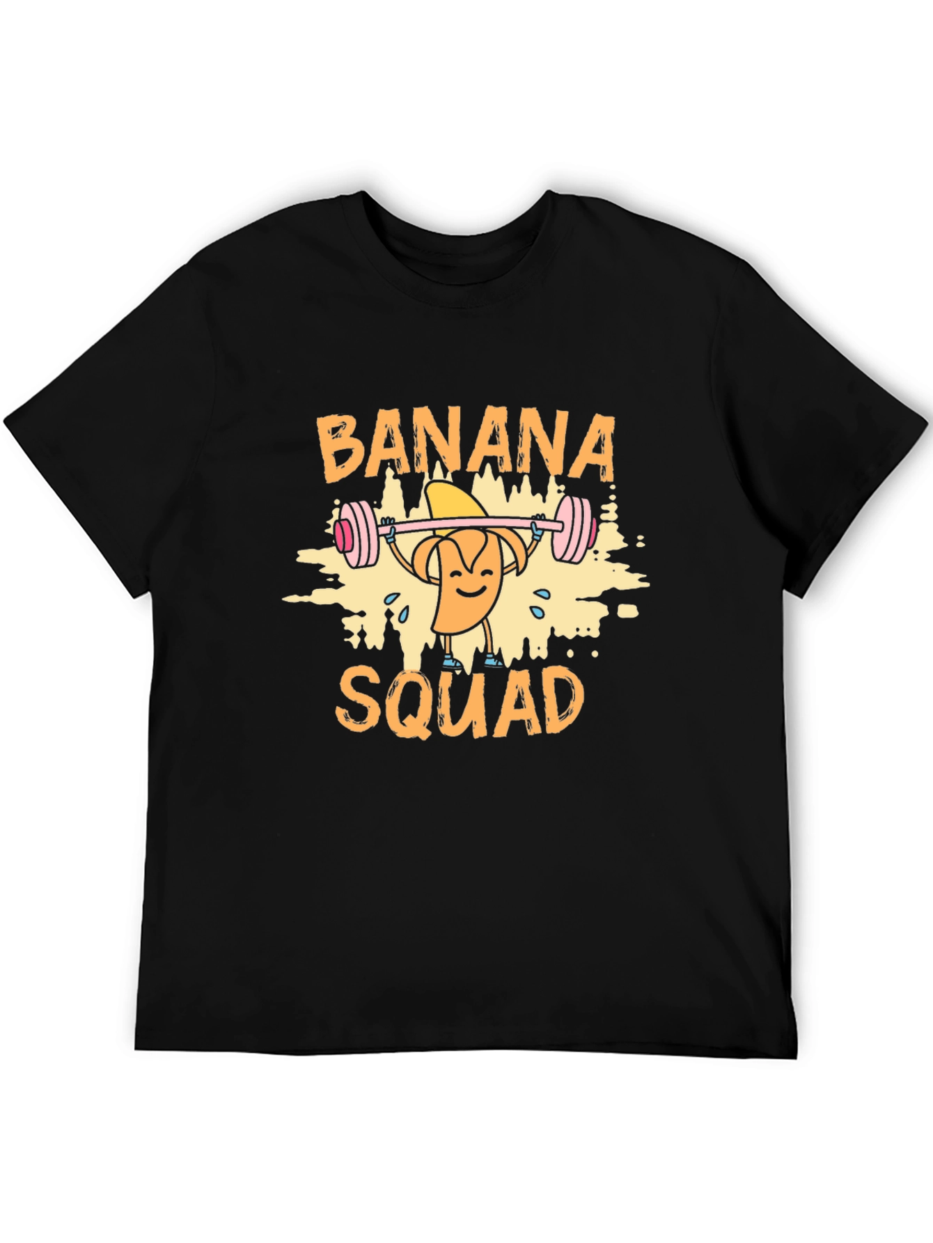 Banana Squad Graphic T-Shirt - Weightlifting Humor