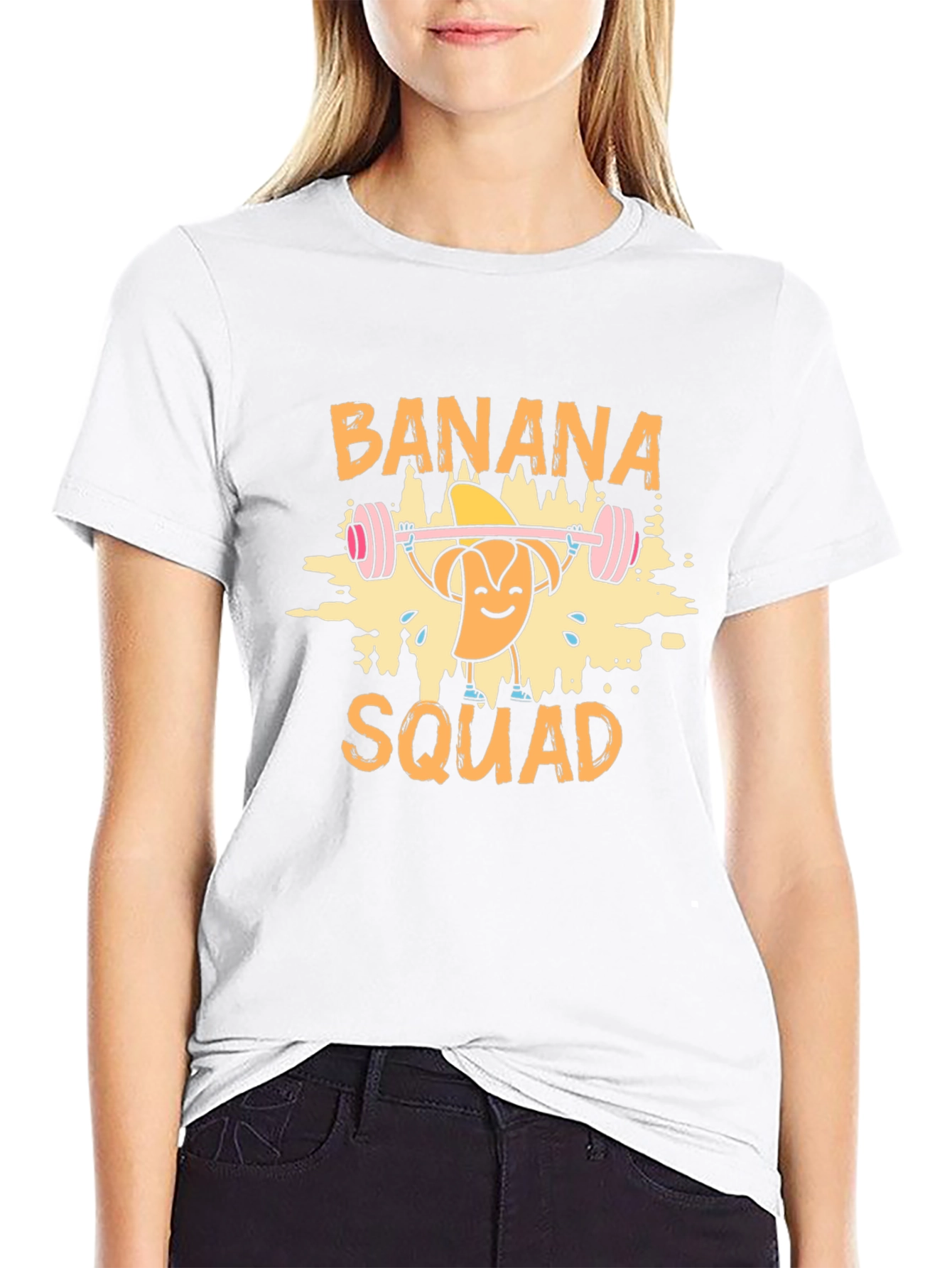 Banana Squad Graphic T-Shirt - Weightlifting Humor