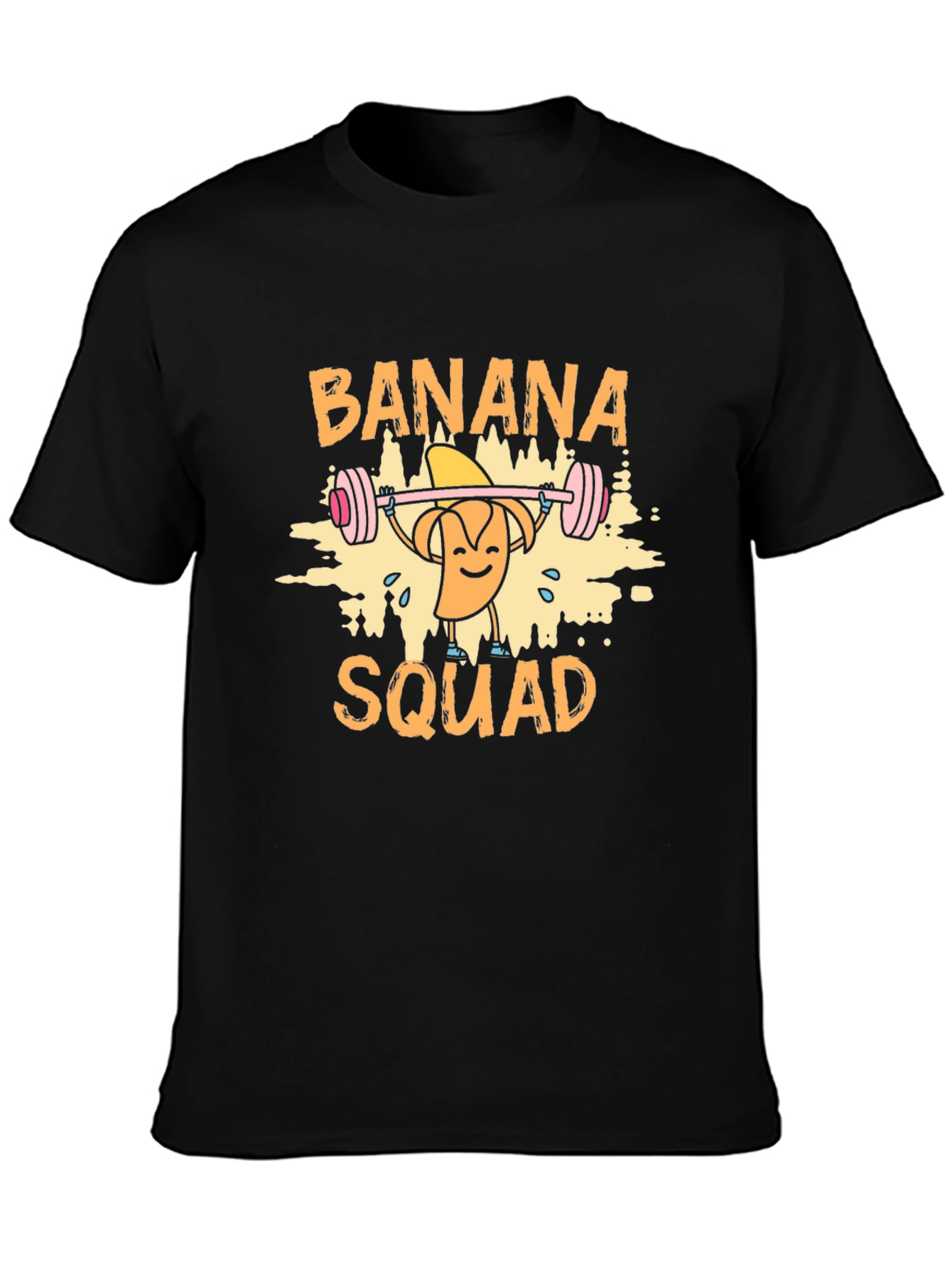 Banana Squad Graphic T-Shirt - Weightlifting Humor