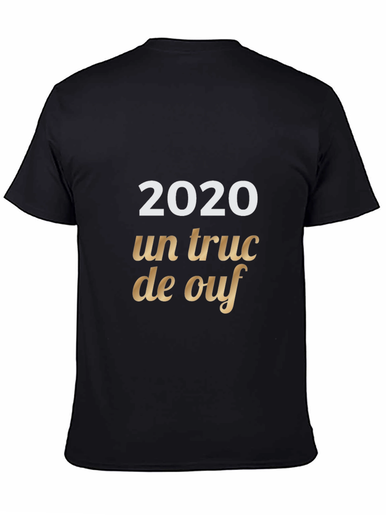 2020 Un truc de ouf Black Graphic Tee