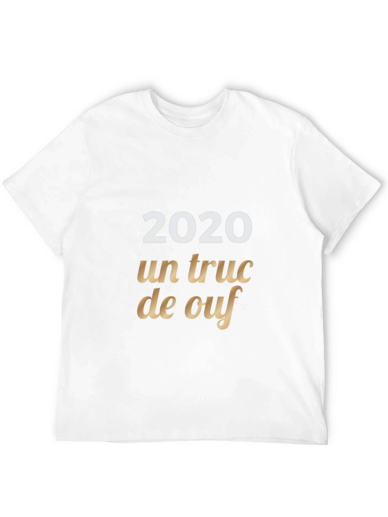 2020 Un truc de ouf Black Graphic Tee