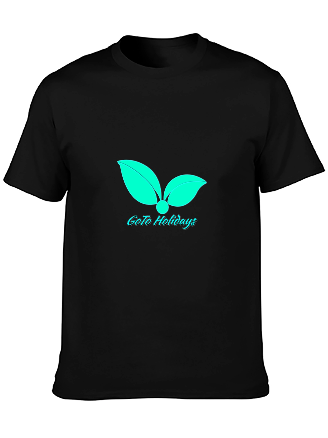 GoTo Holidays Black Graphic Tee