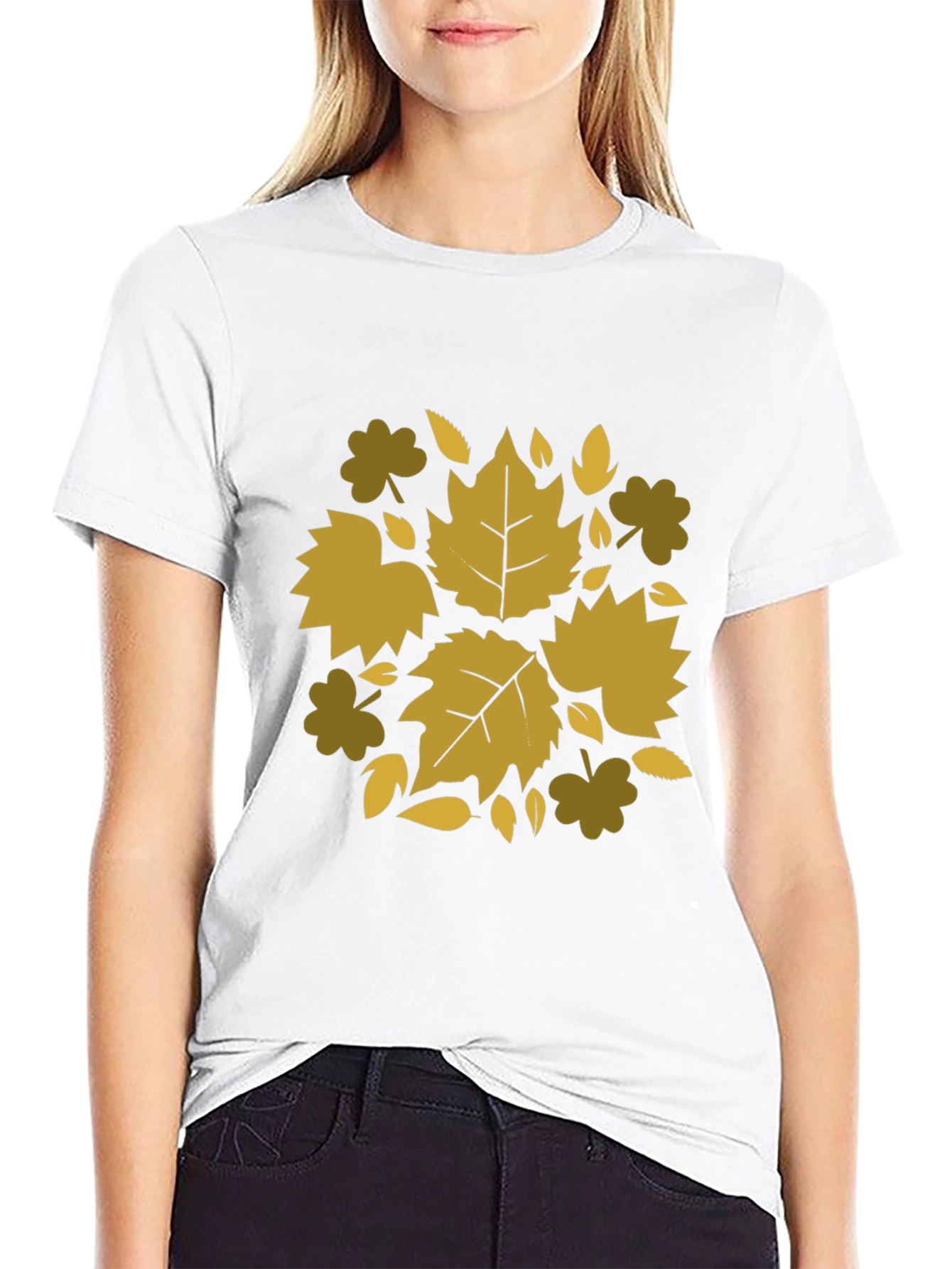 Autumn Leaf Graphic Tee - Stylish Comfort