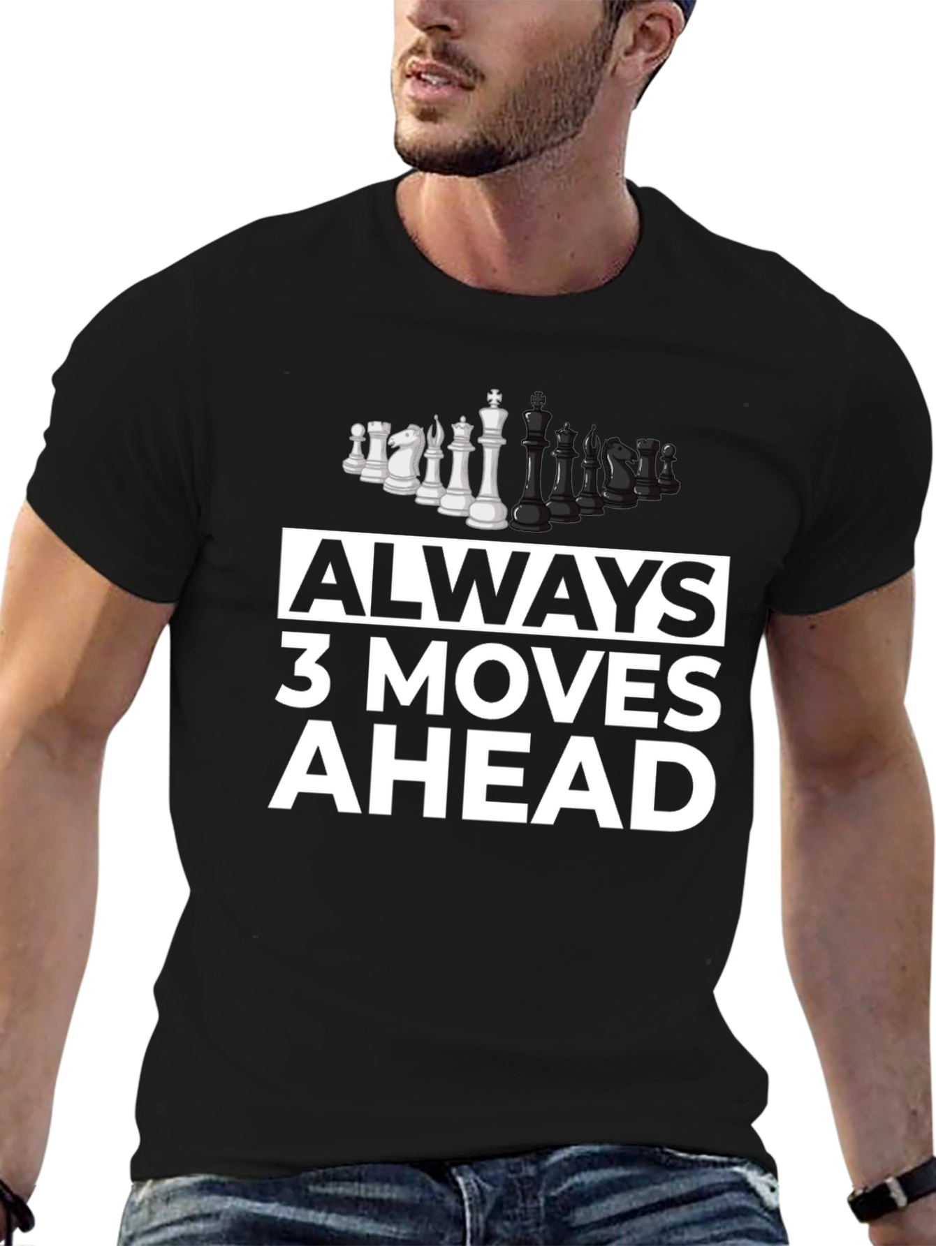 Always 3 Moves Ahead Chess T-Shirt