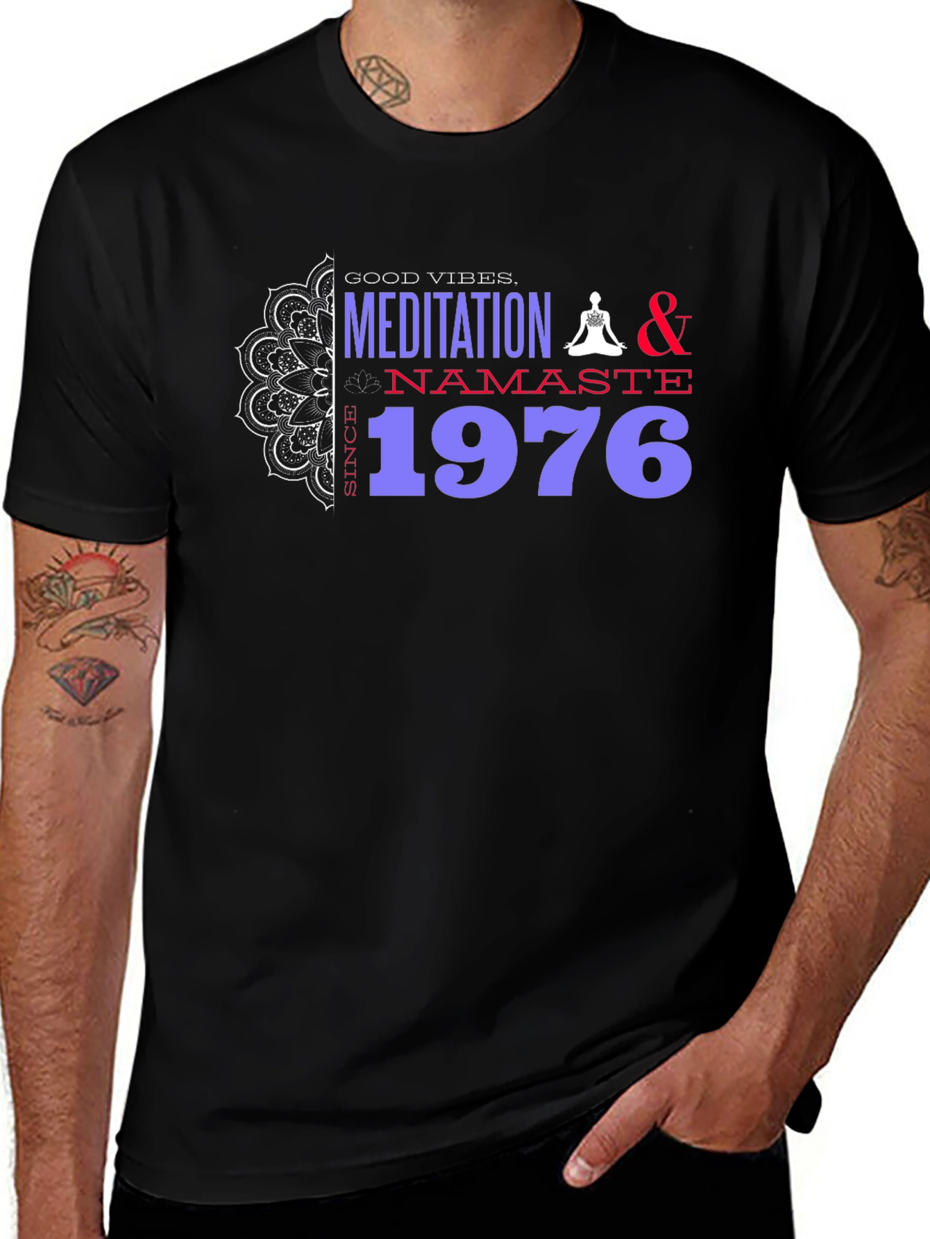 Good Vibes Meditation T-Shirt - Since 1976