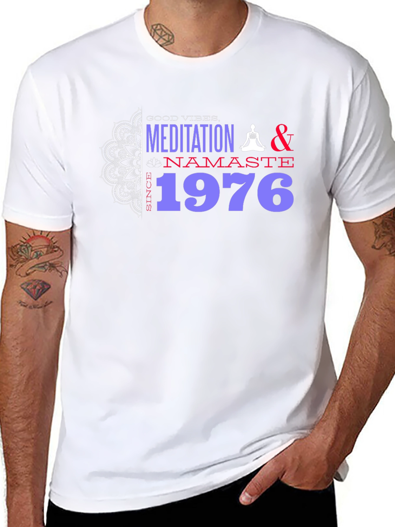 Good Vibes Meditation T-Shirt - Since 1976