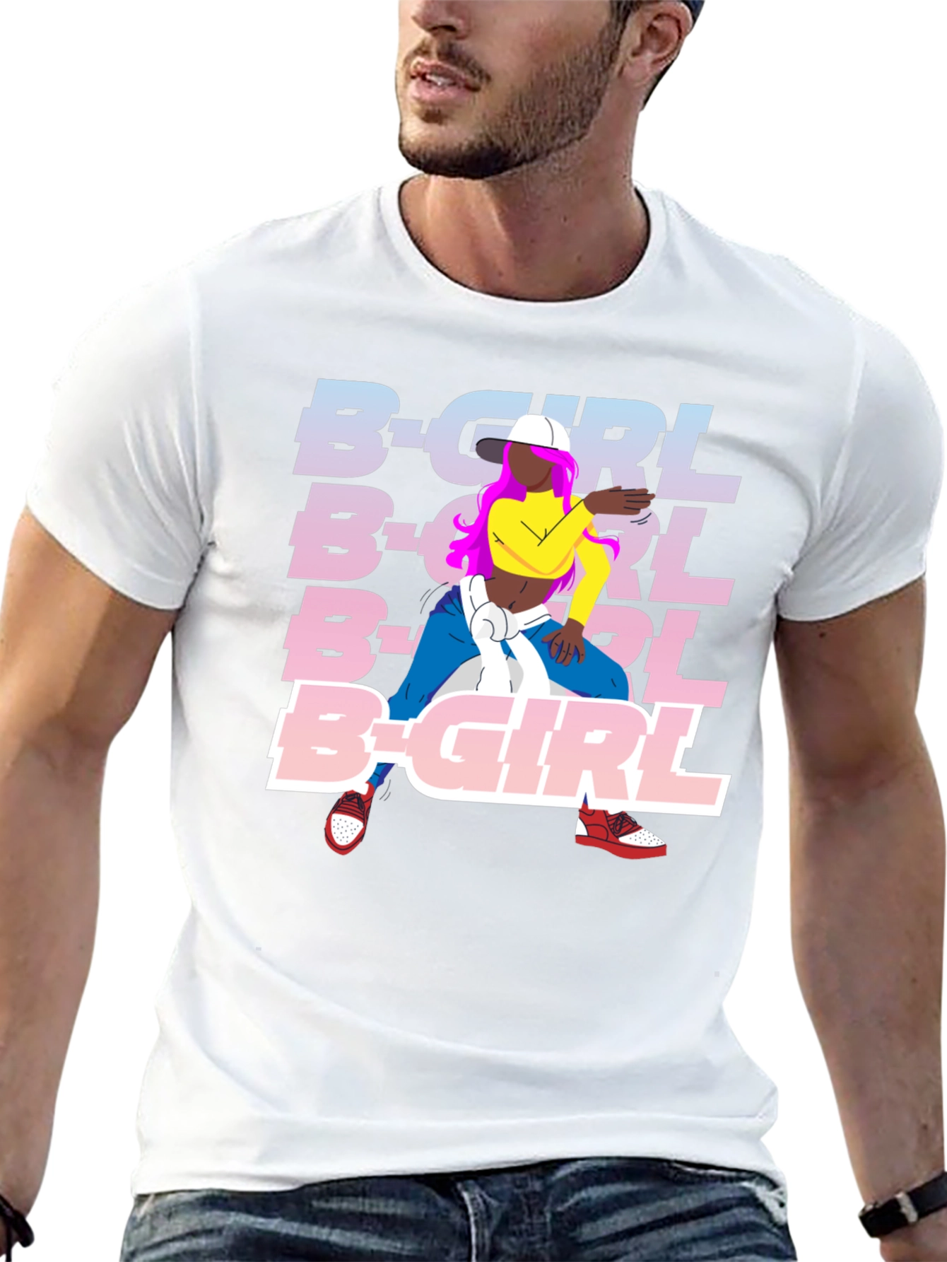 B-Girl Graphic T-Shirt - Streetwear Style