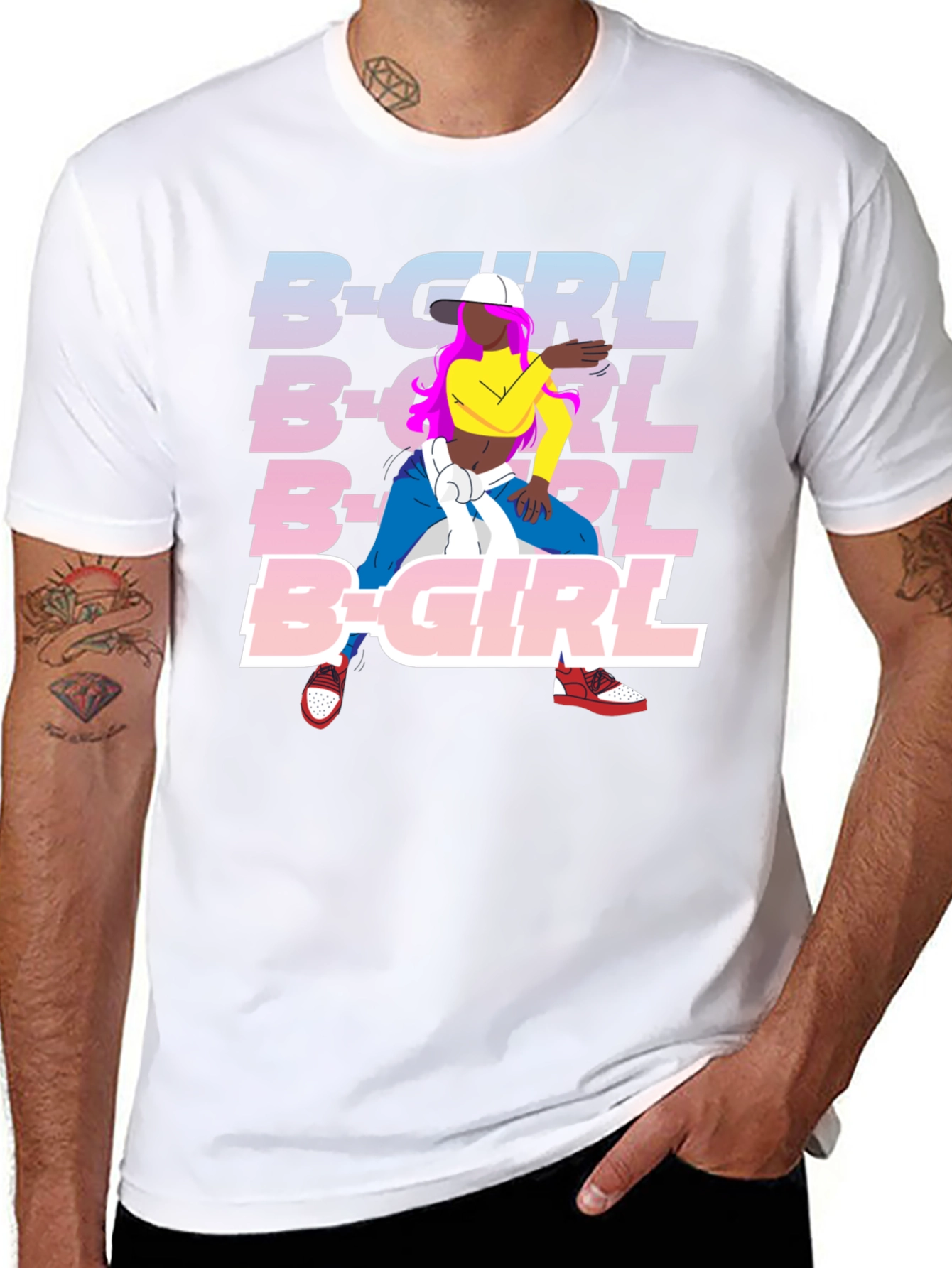 B-Girl Graphic T-Shirt - Streetwear Style