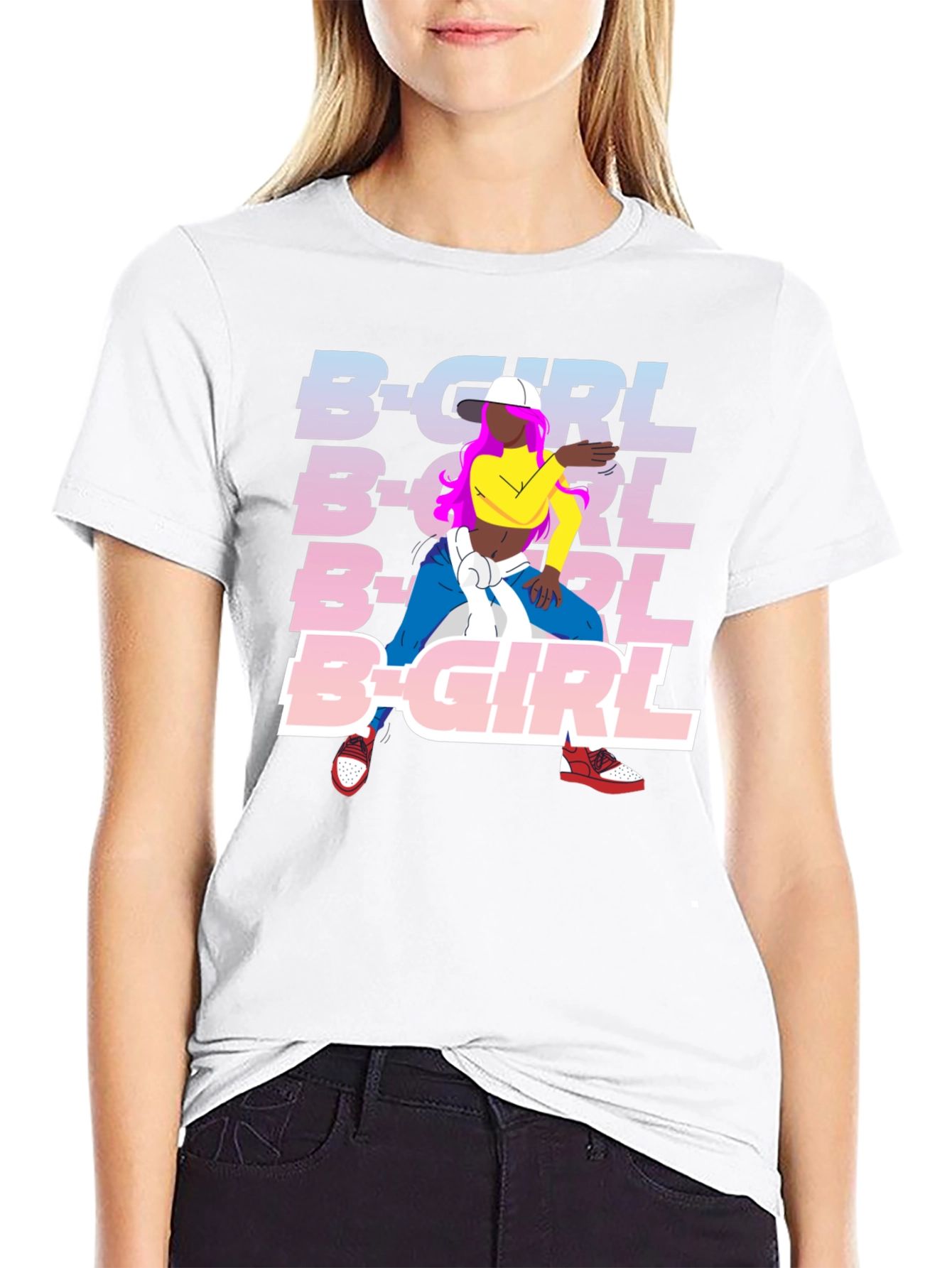 B-Girl Graphic T-Shirt - Streetwear Style