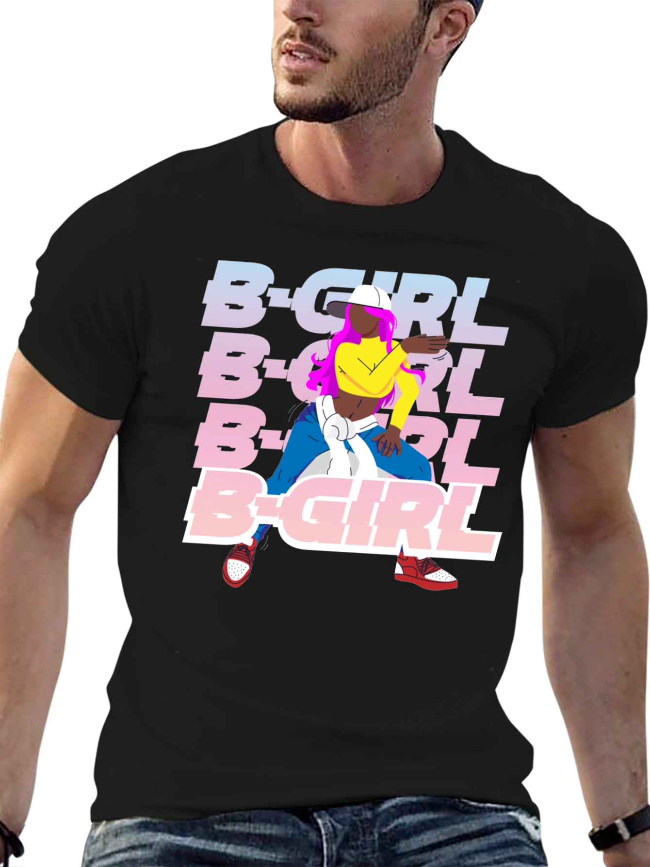 B-Girl Graphic T-Shirt - Streetwear Style