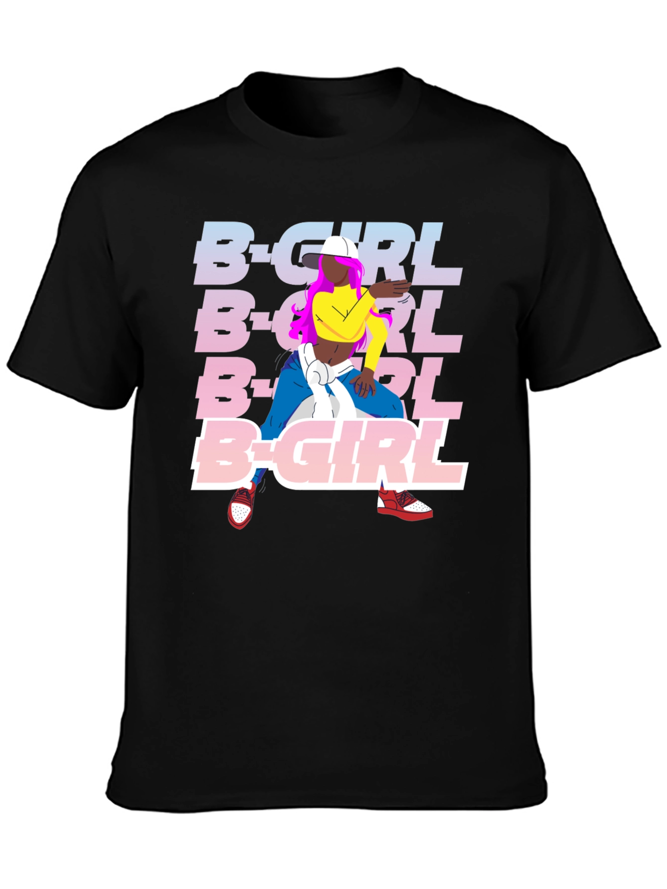 B-Girl Graphic T-Shirt - Streetwear Style