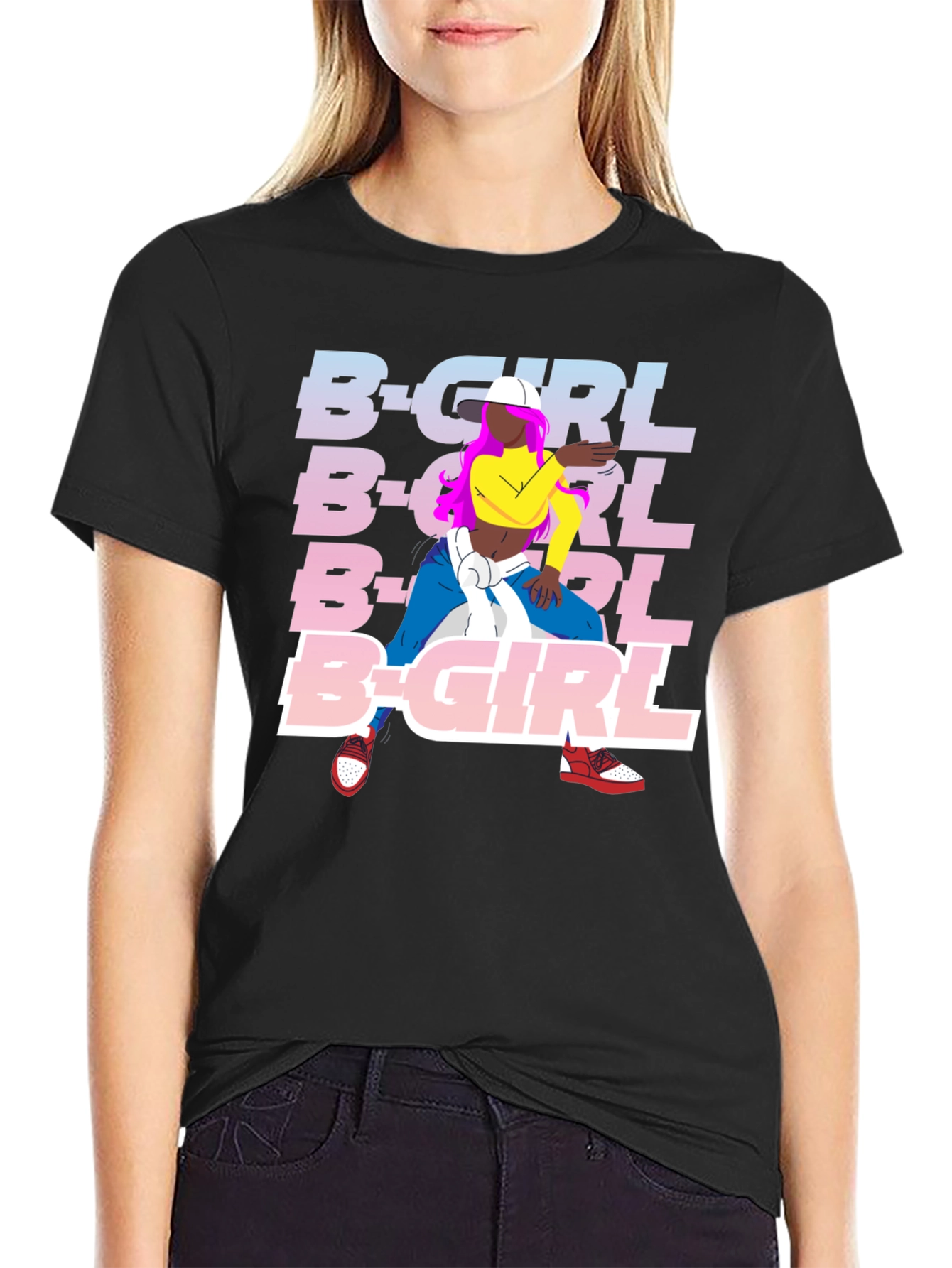 B-Girl Graphic T-Shirt - Streetwear Style