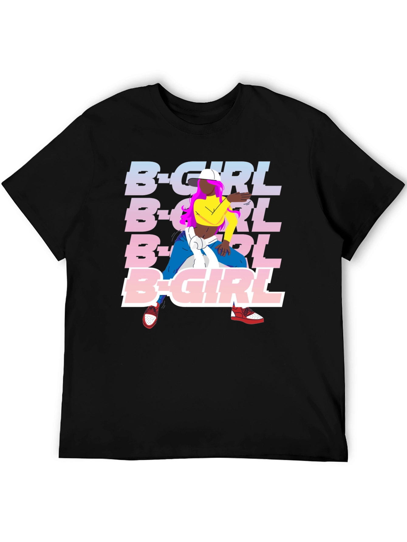 B-Girl Graphic T-Shirt - Streetwear Style