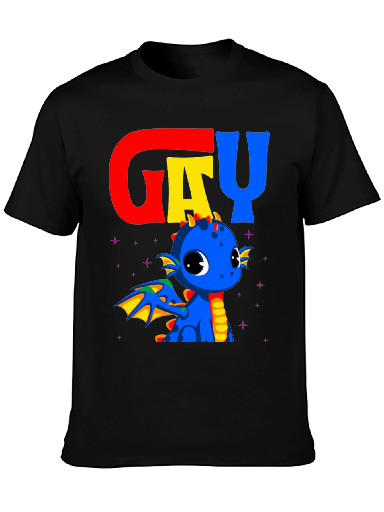 Gay Dragon Pride T-Shirt - Cute LGBTQ+ Apparel