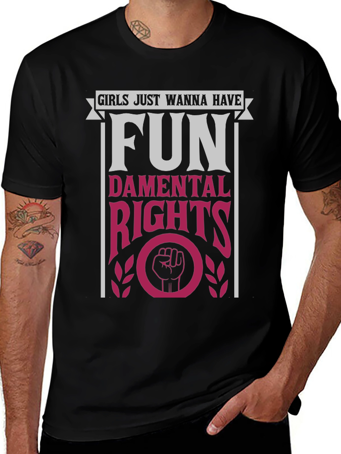 Girls Just Wanna Have Fun Feminist T-Shirt