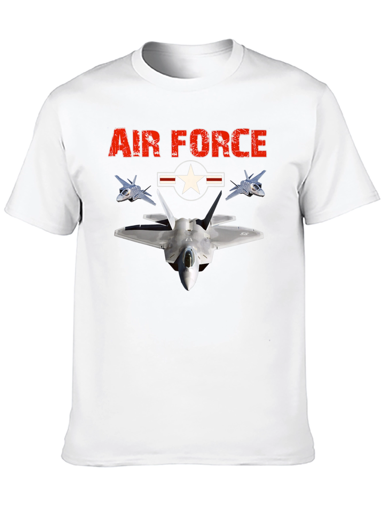 Air Force Jet Fighter Graphic T-Shirt