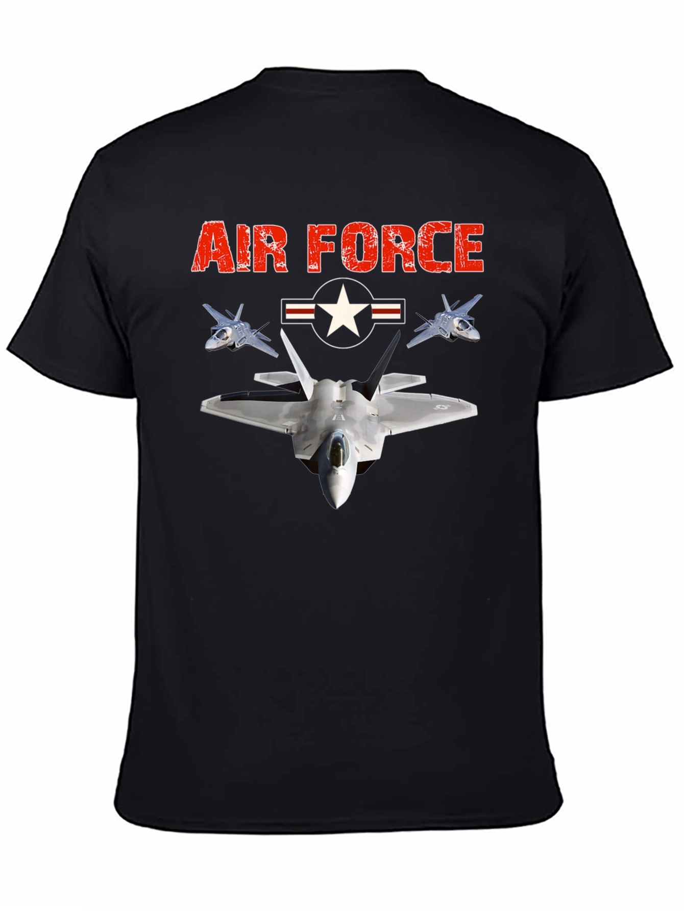 Air Force Jet Fighter Graphic T-Shirt
