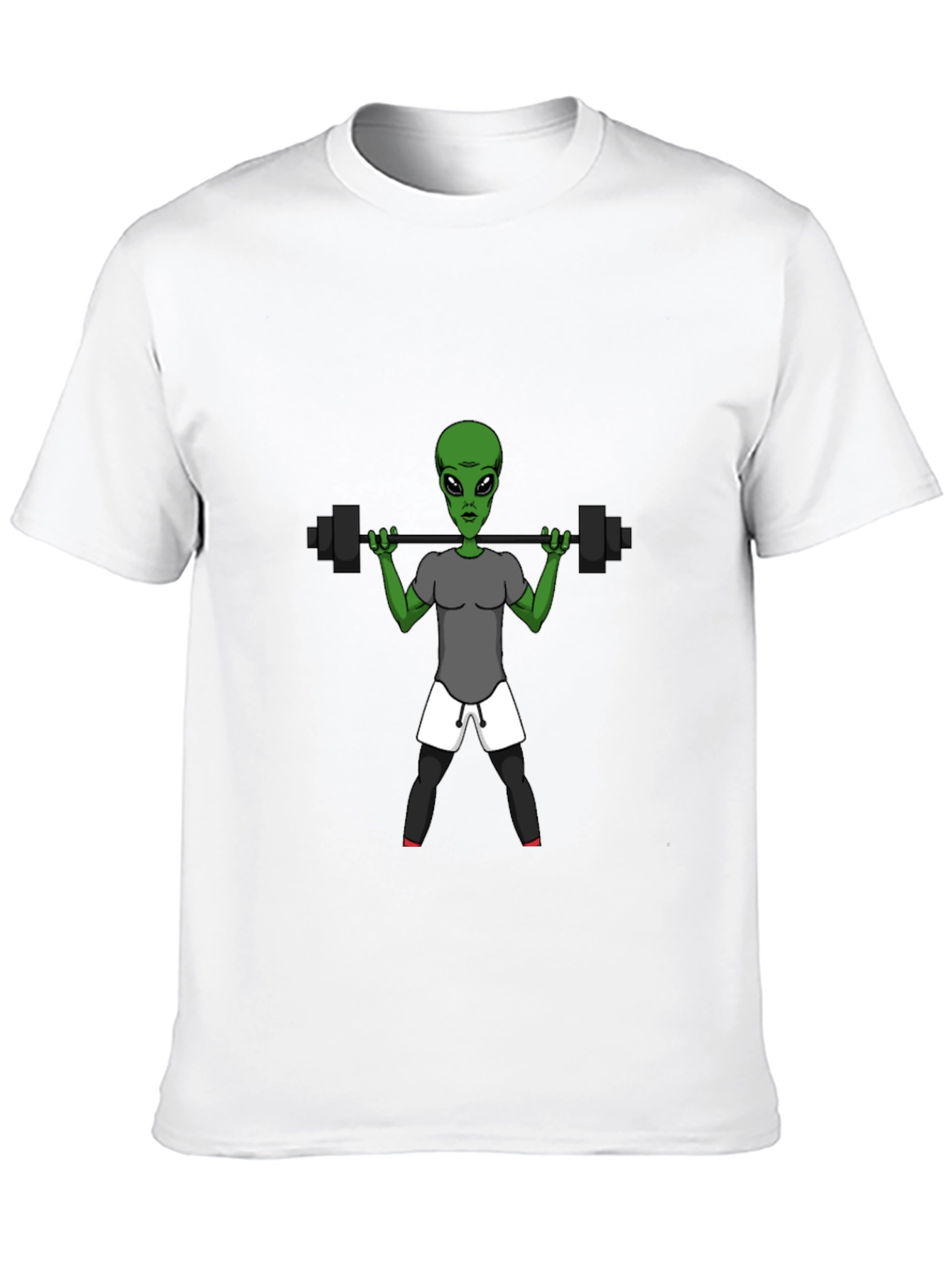 Alien Gym T-Shirt: Lift Off Your Workout!