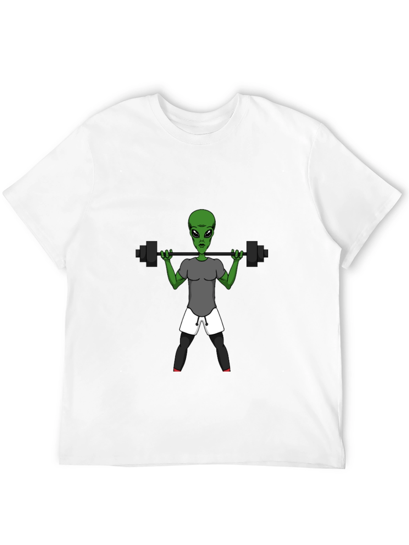 Alien Gym T-Shirt: Lift Off Your Workout!
