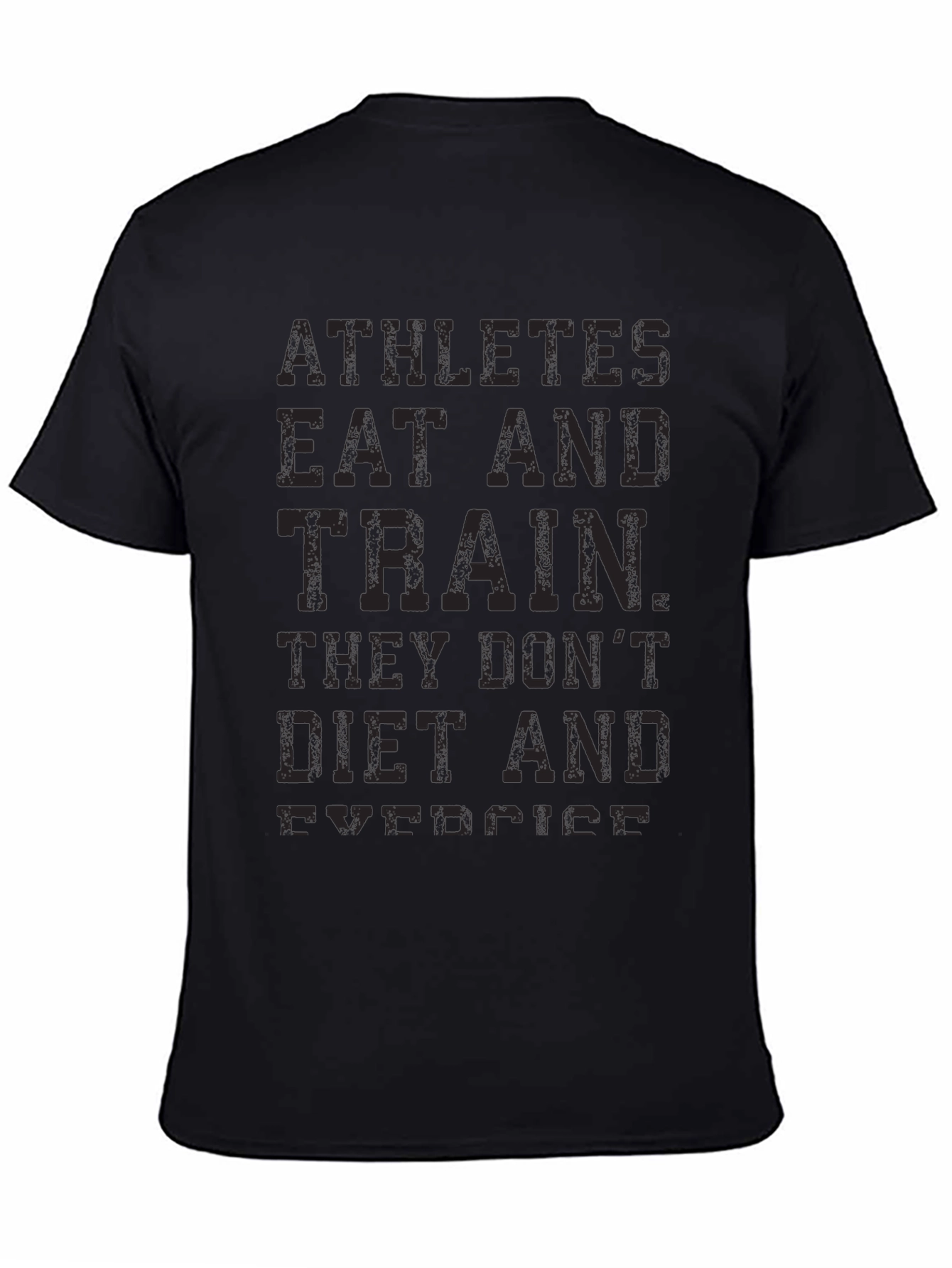 Athletes T-Shirt - Eat and Train - Fitness