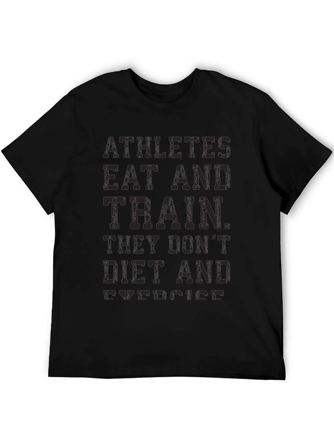 Athletes T-Shirt - Eat and Train - Fitness