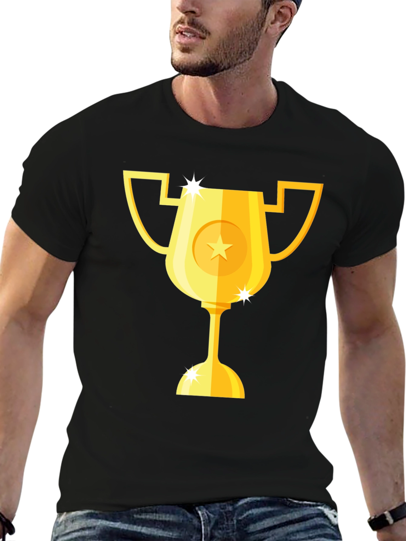 Golden Trophy Graphic Tee - Winners Style