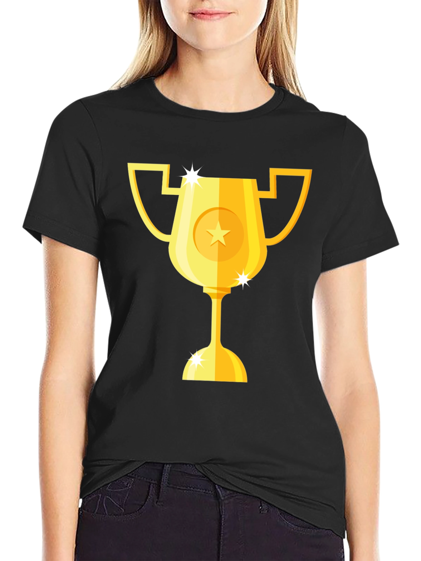 Golden Trophy Graphic Tee - Winners Style