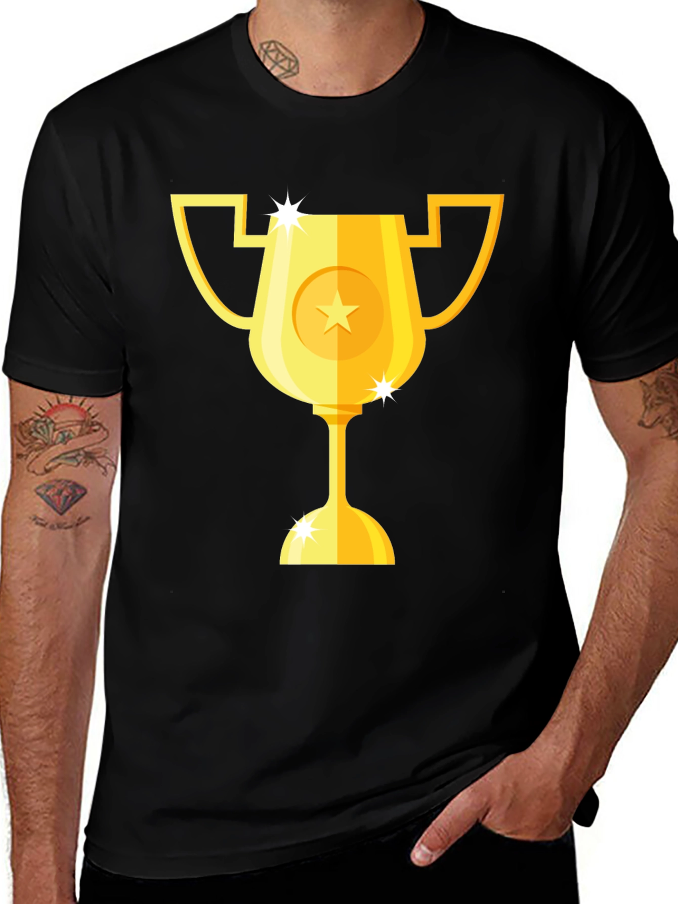 Golden Trophy Graphic Tee - Winners Style