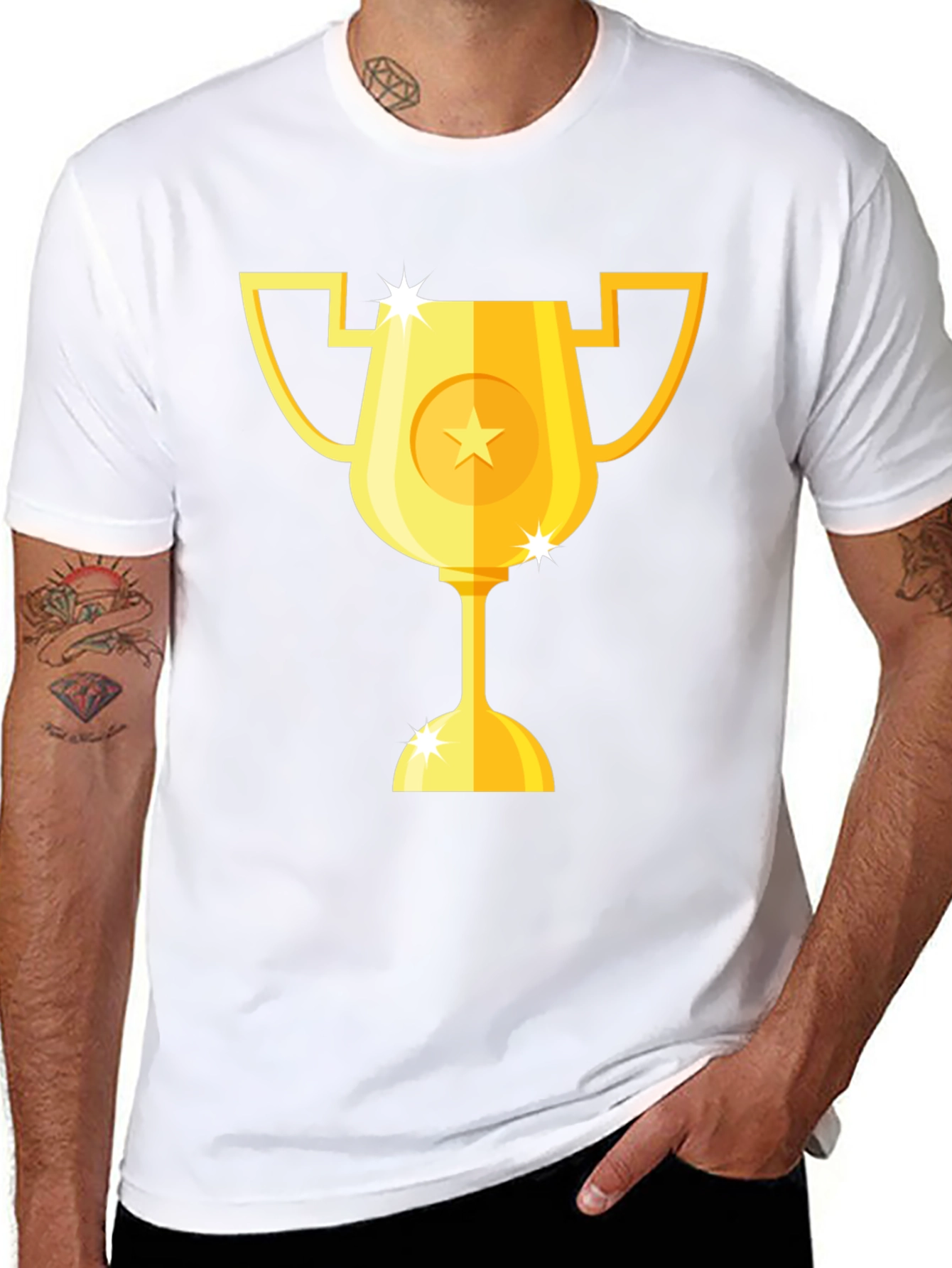 Golden Trophy Graphic Tee - Winners Style