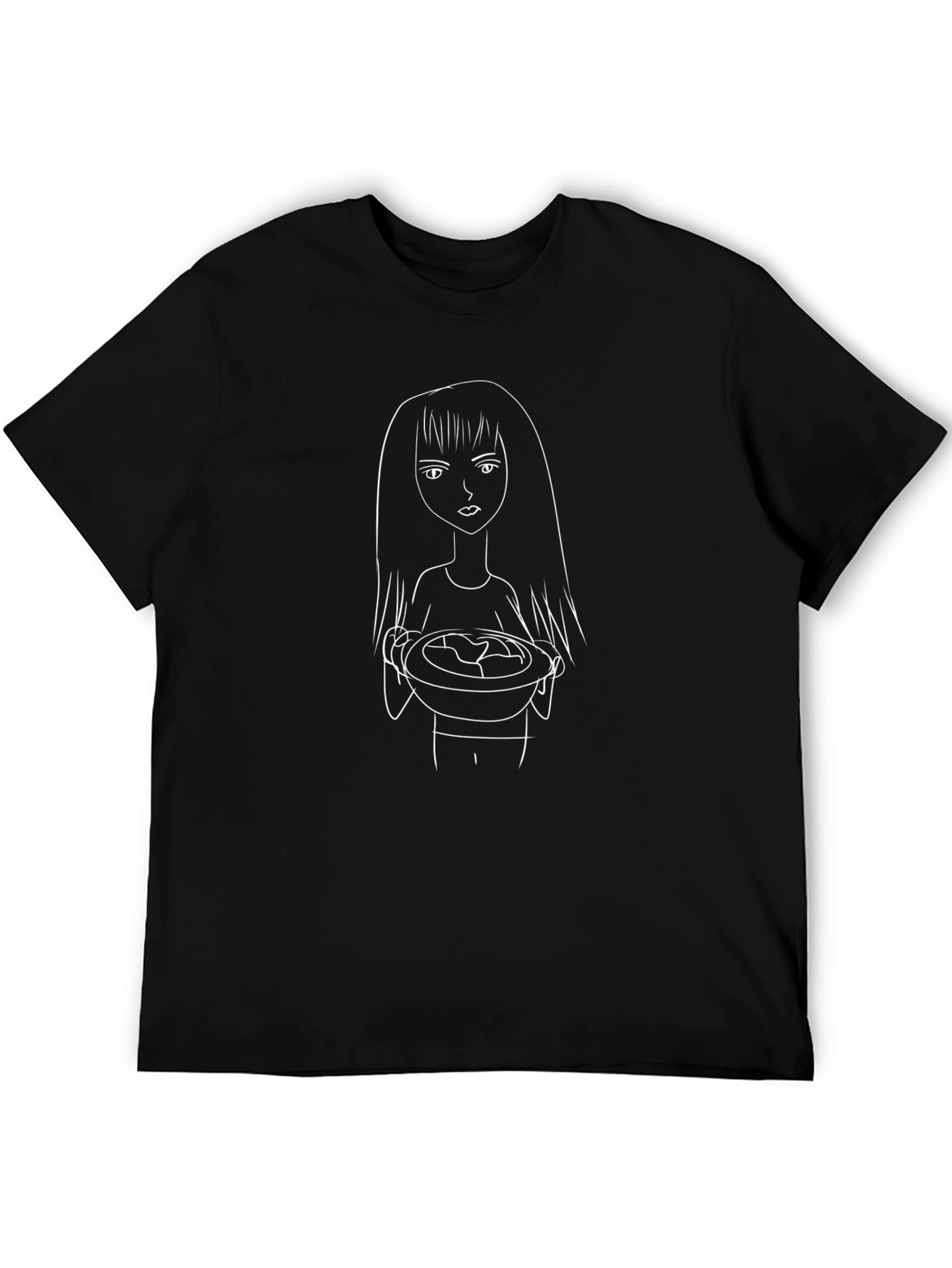 Graphic Tee - Sadako Girl Black T-Shirt