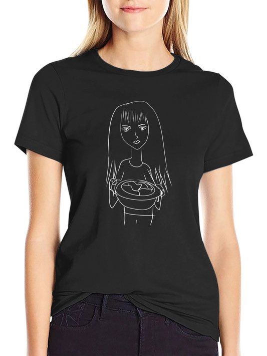 Graphic Tee - Sadako Girl Black T-Shirt