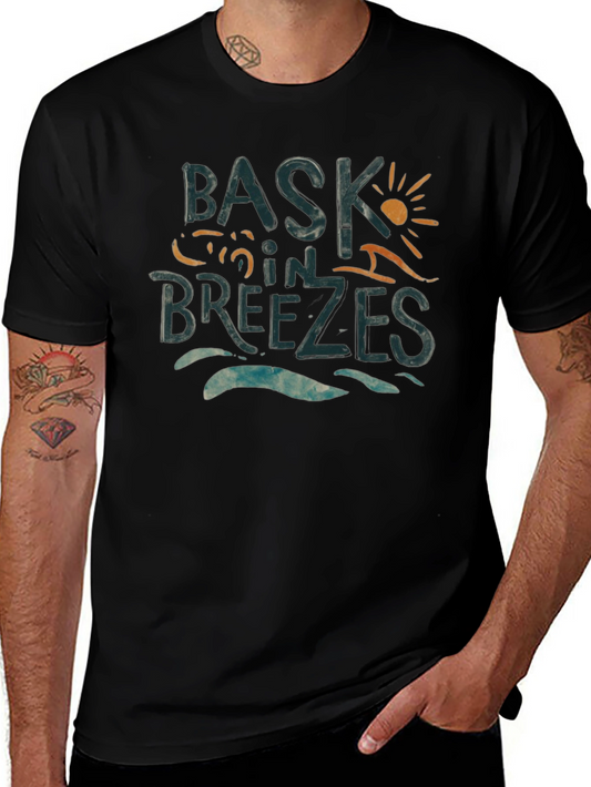 Bask in Breezes Graphic Tee - Summer Vibes