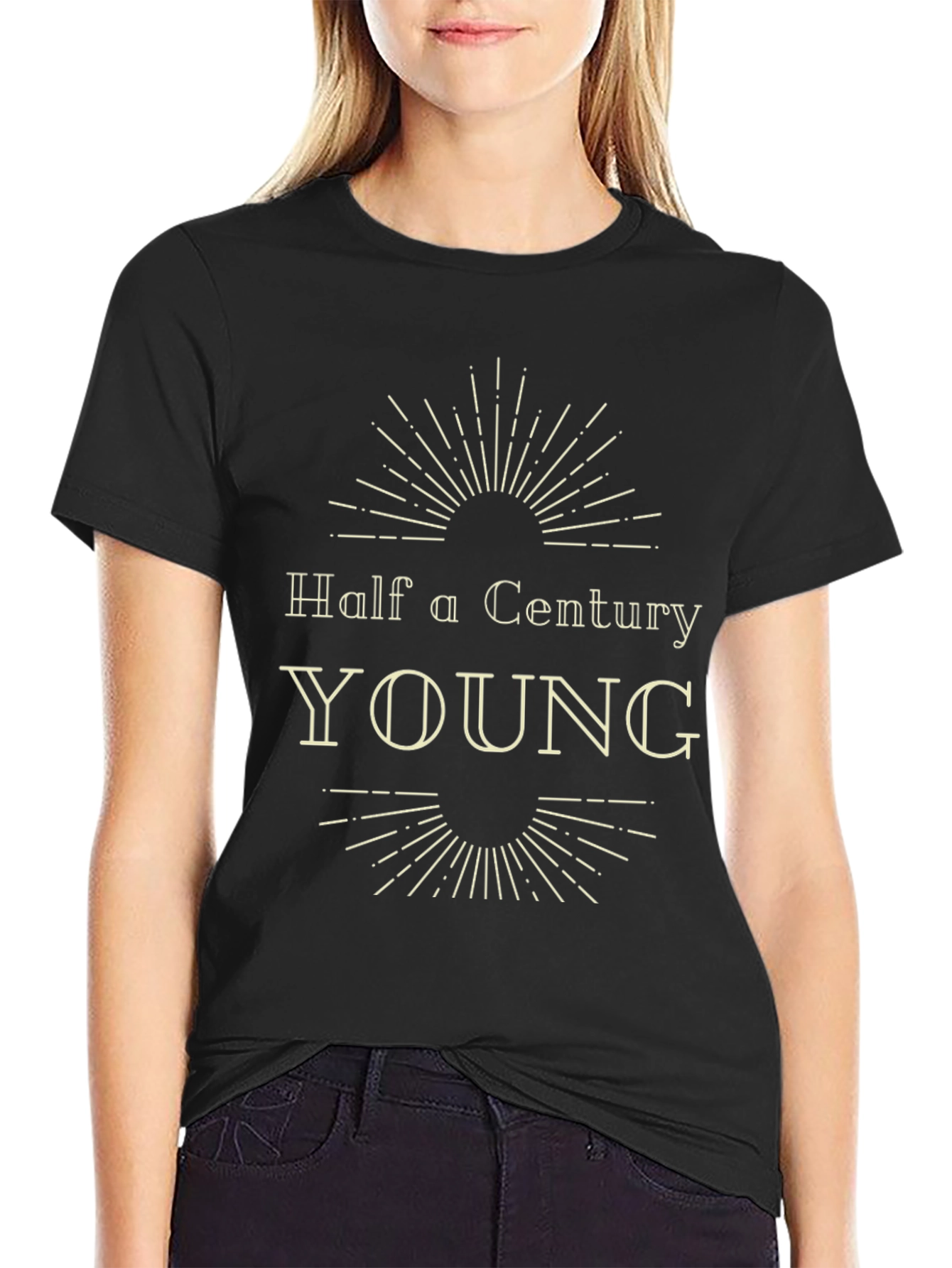 Half a Century Young T-Shirt - 50th Birthday Gift