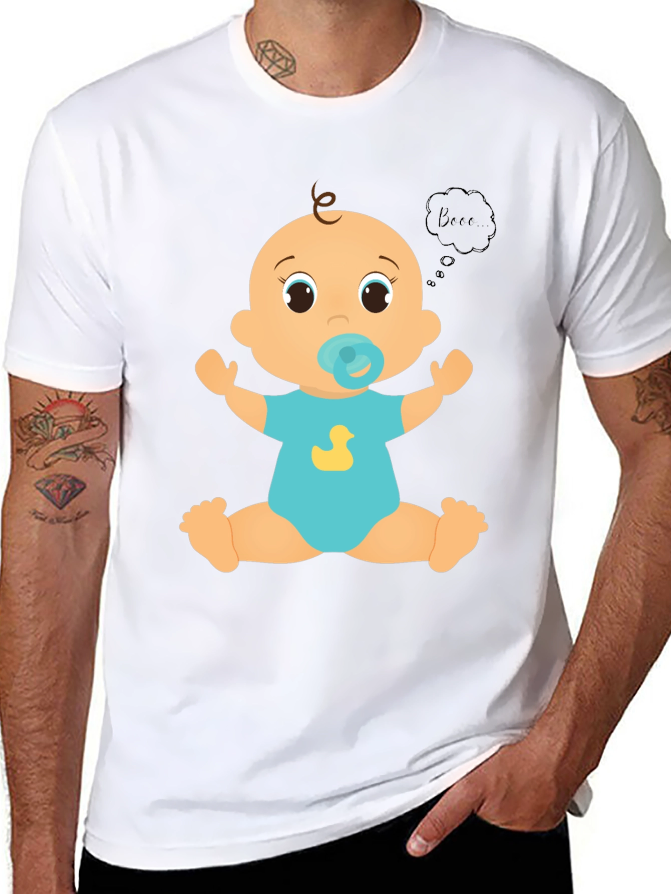 Baby Graphic Tee - Cute Cartoon Duck