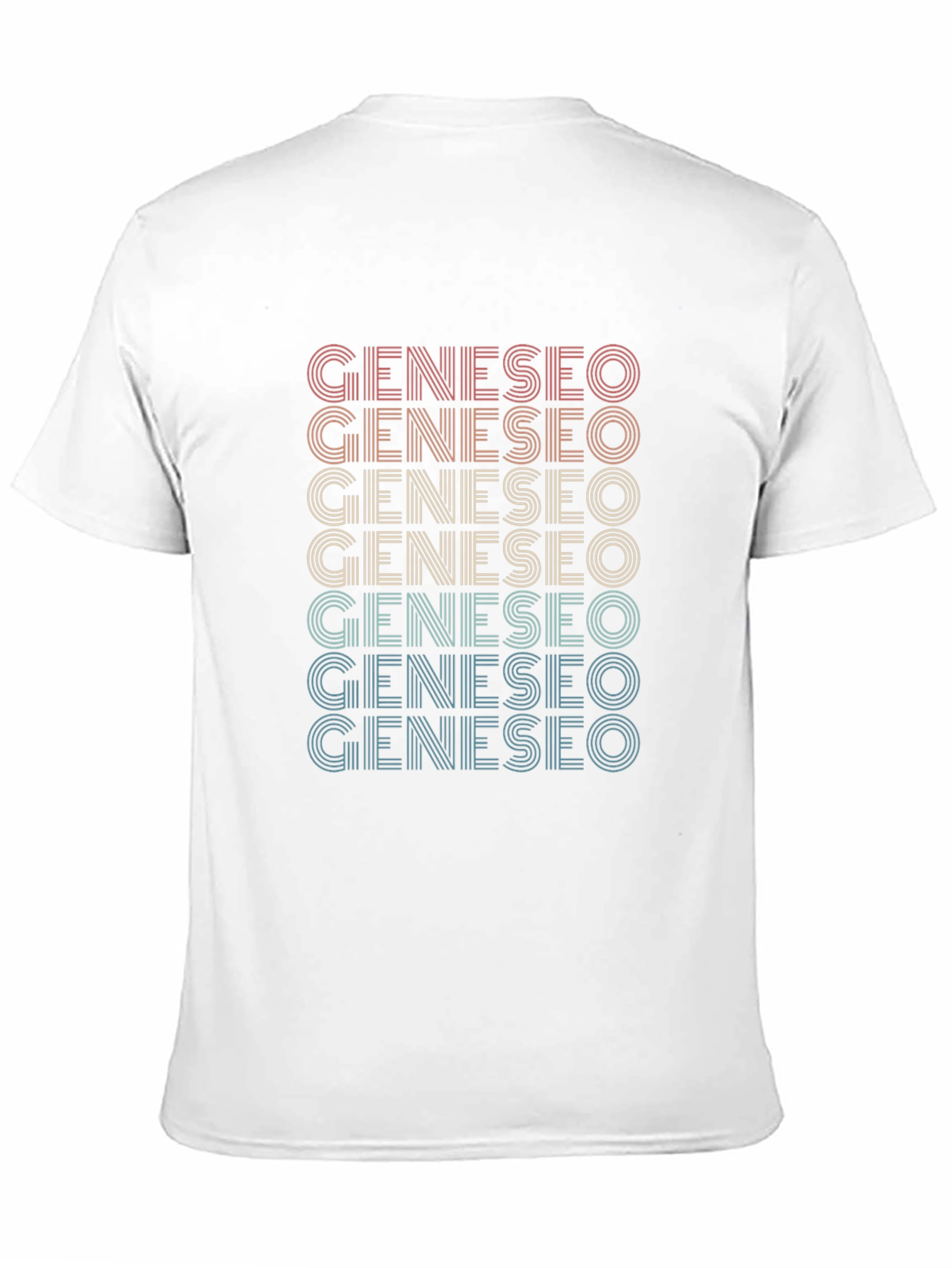 Geneseo Retro Text Graphic T-Shirt