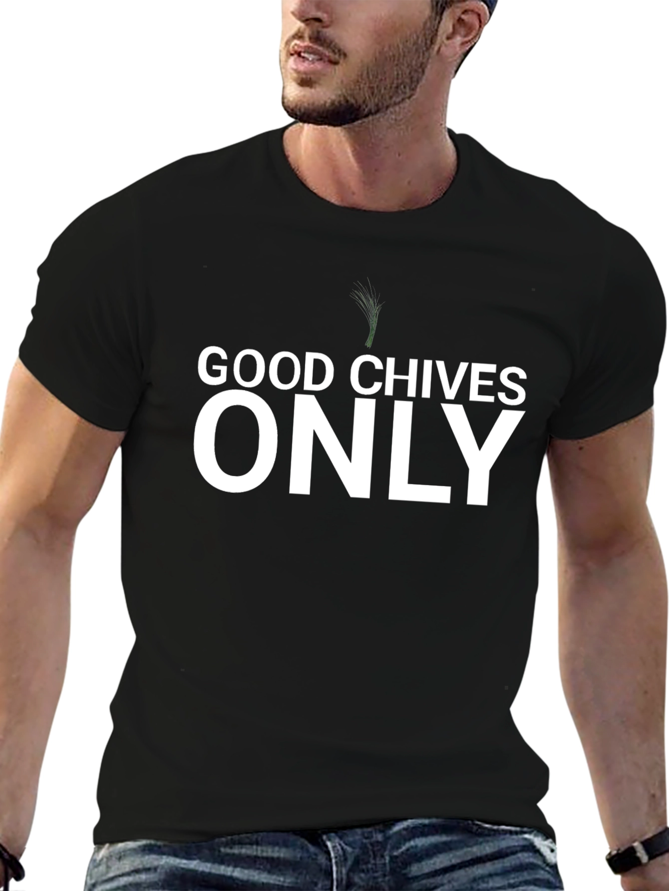 Good Chives Only T-Shirt - Funny Herb Pun Tee