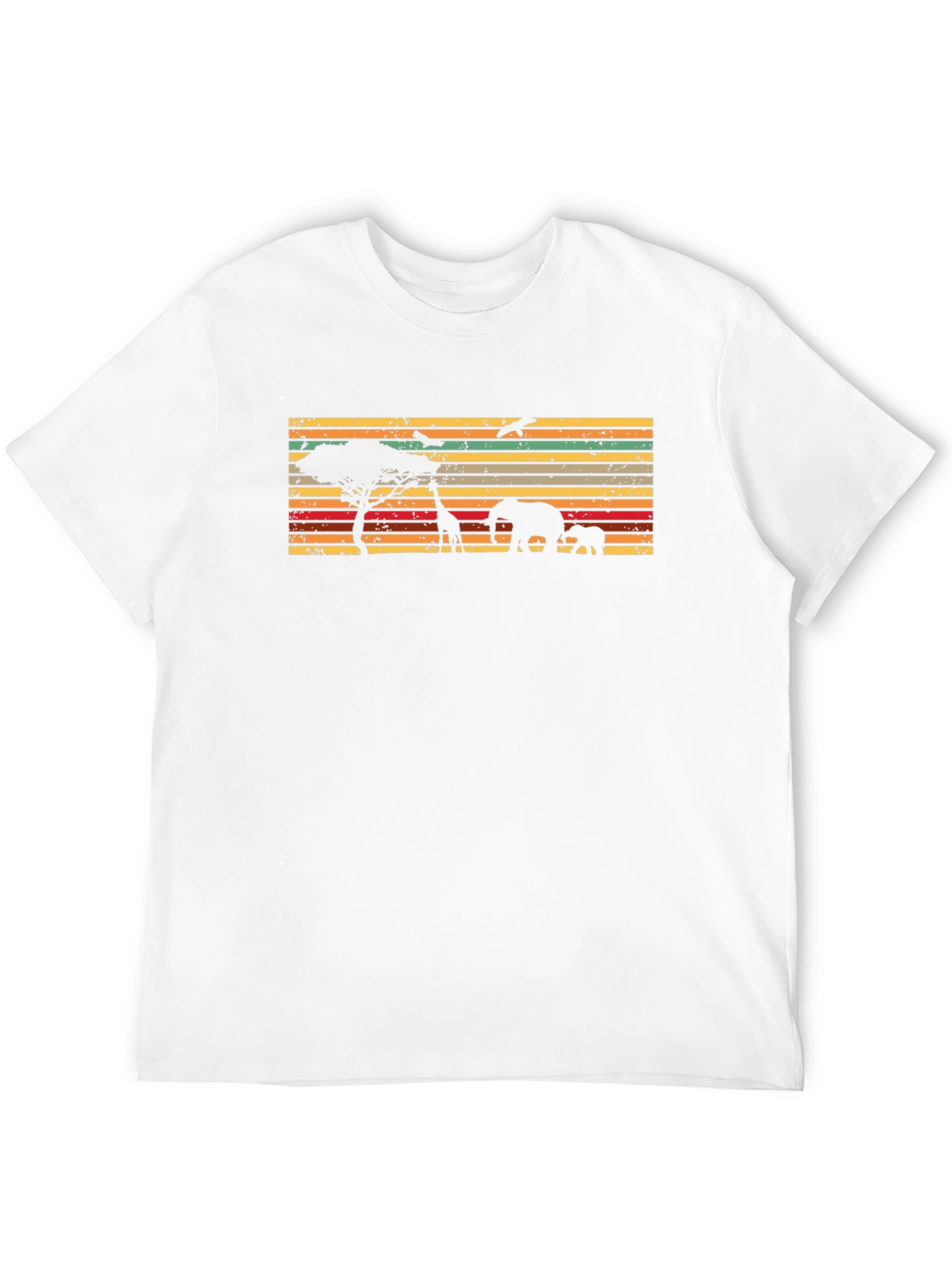 African Wildlife Silhouette T-Shirt