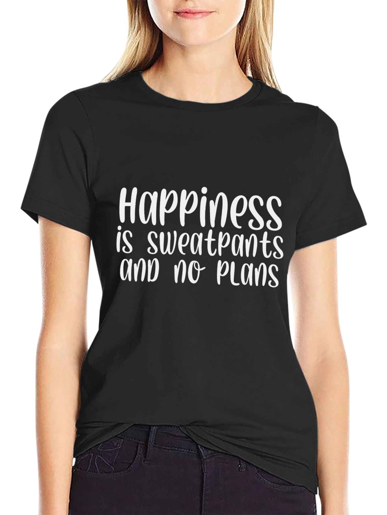 Happiness Sweatpants Tee