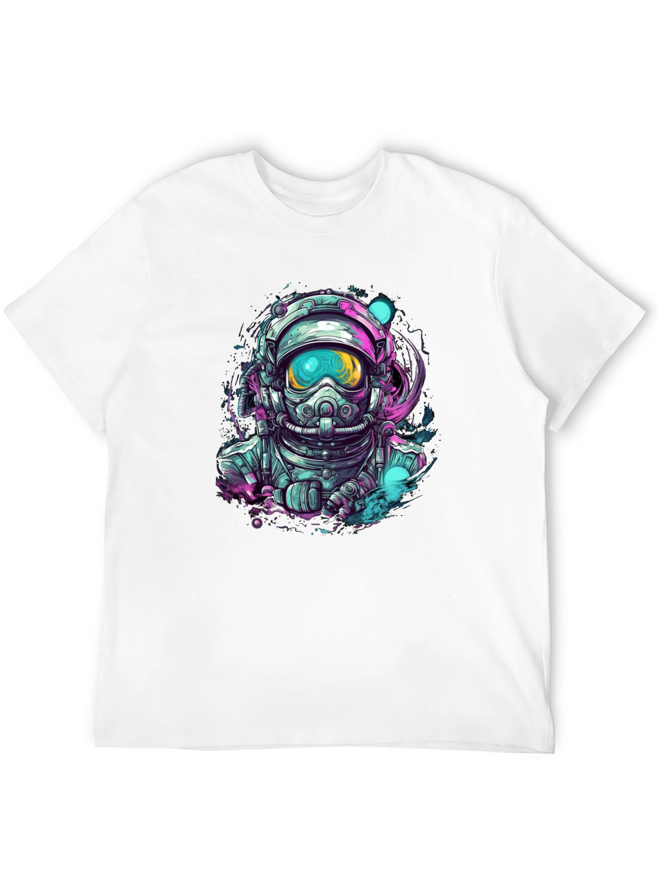 Astronaut Graphic Black T-Shirt - Space Explorer Tee