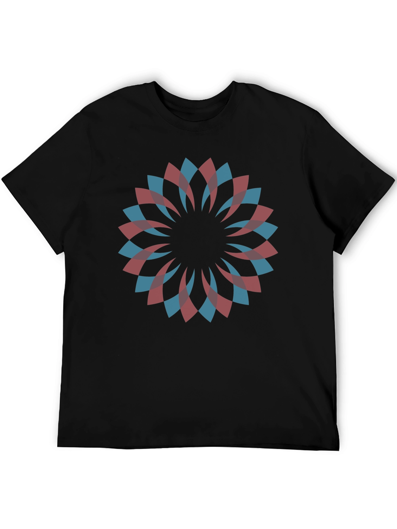 Abstract Floral Graphic Print T-Shirt