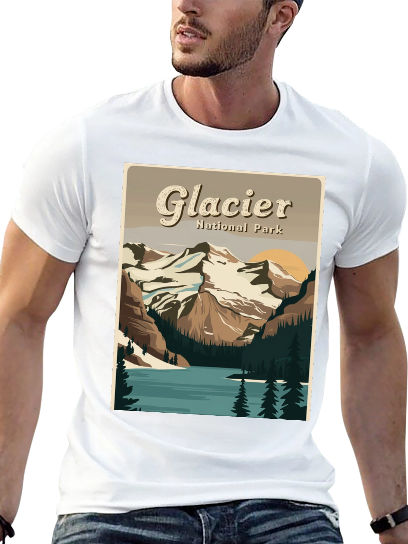 Glacier National Park Graphic Tee